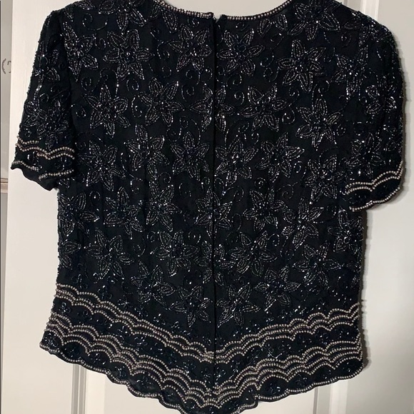 Beaded Papell Boutique Evening top - Picture 3 of 3